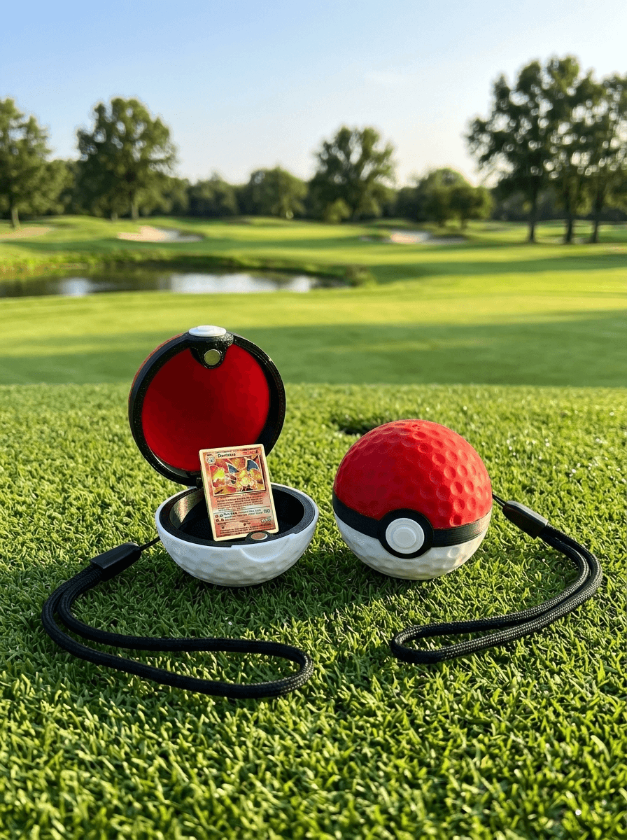 Pokeball Keychain Ball Marker Holder